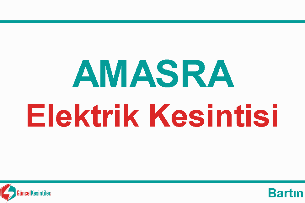 20/10/2019 Bartın/Amasra'da Elektrik Arıza Detayı
