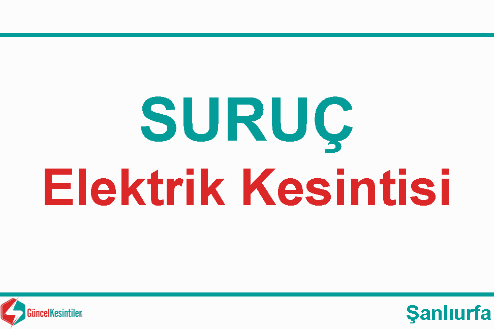 Elektrik Arızası :Şanlıurfa/Suruç/22-12-2023 Cuma
